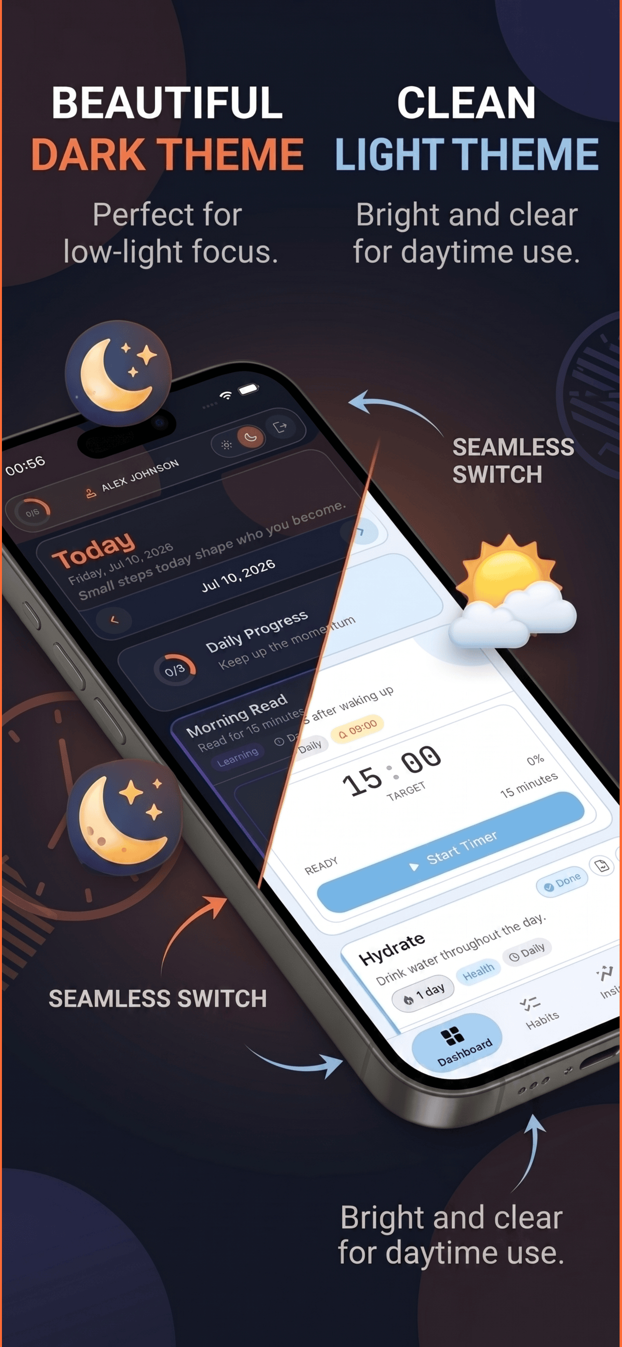 Habits IQ theme switch