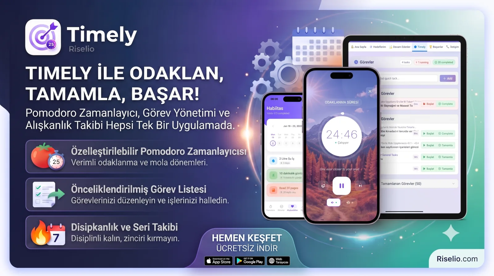 Timely tanıtım bannerı