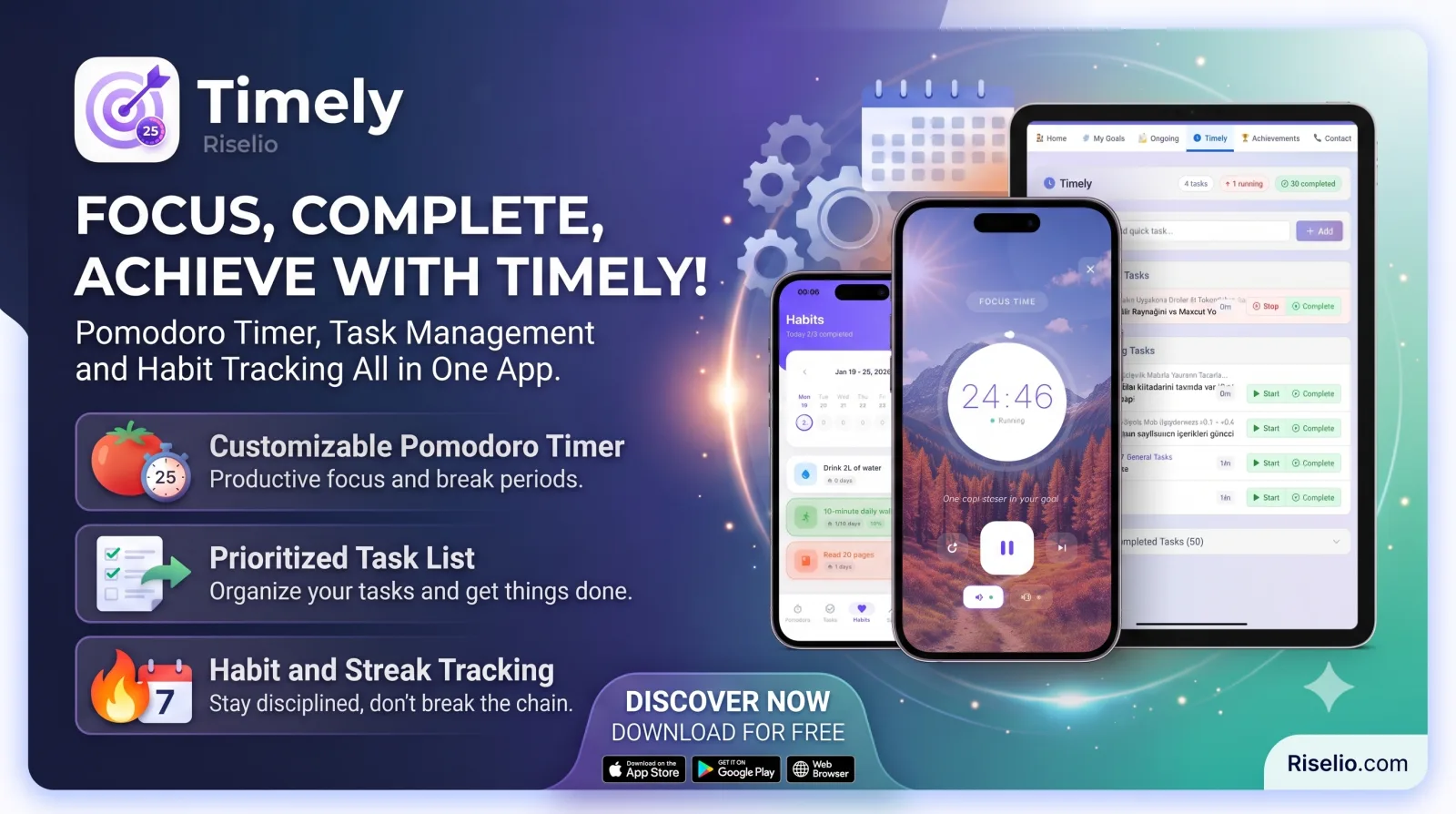 Timely promotional banner